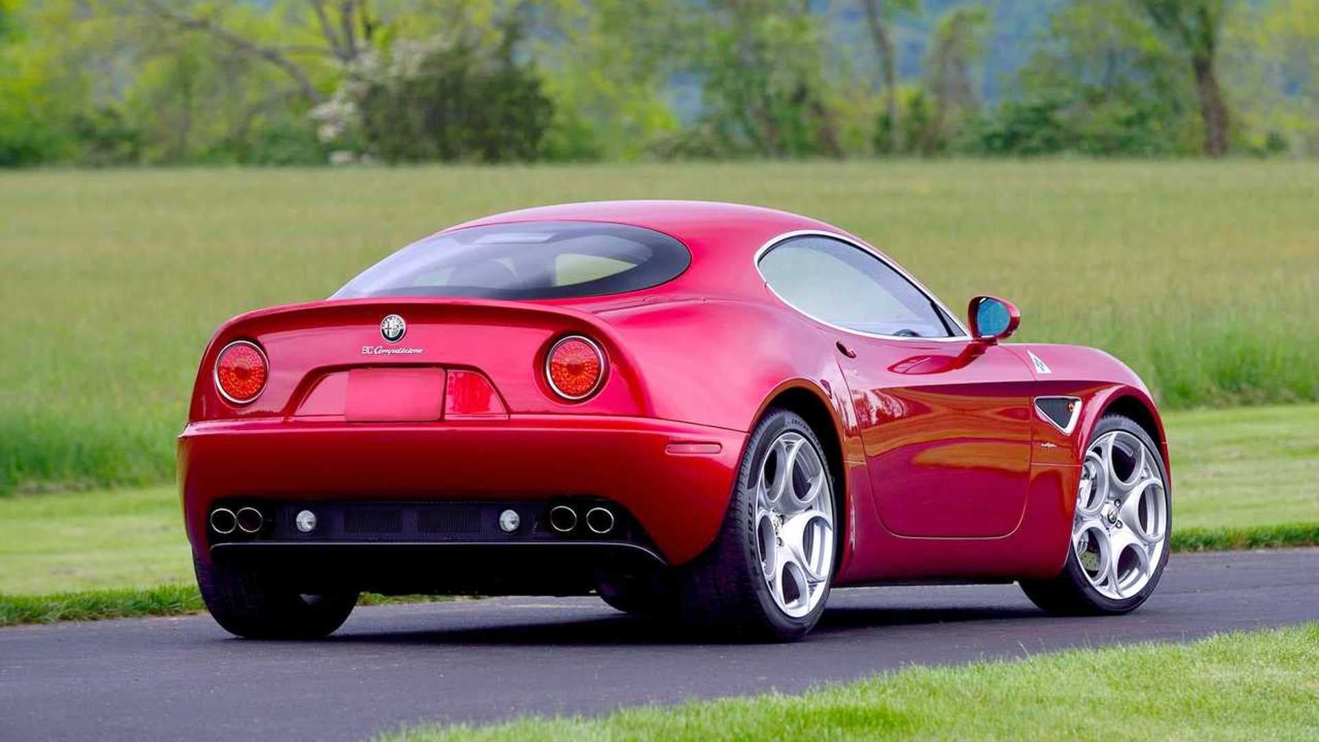 Alfa Romeo 8C Competizione — Front-engine V8 coupe halo hero photograph
