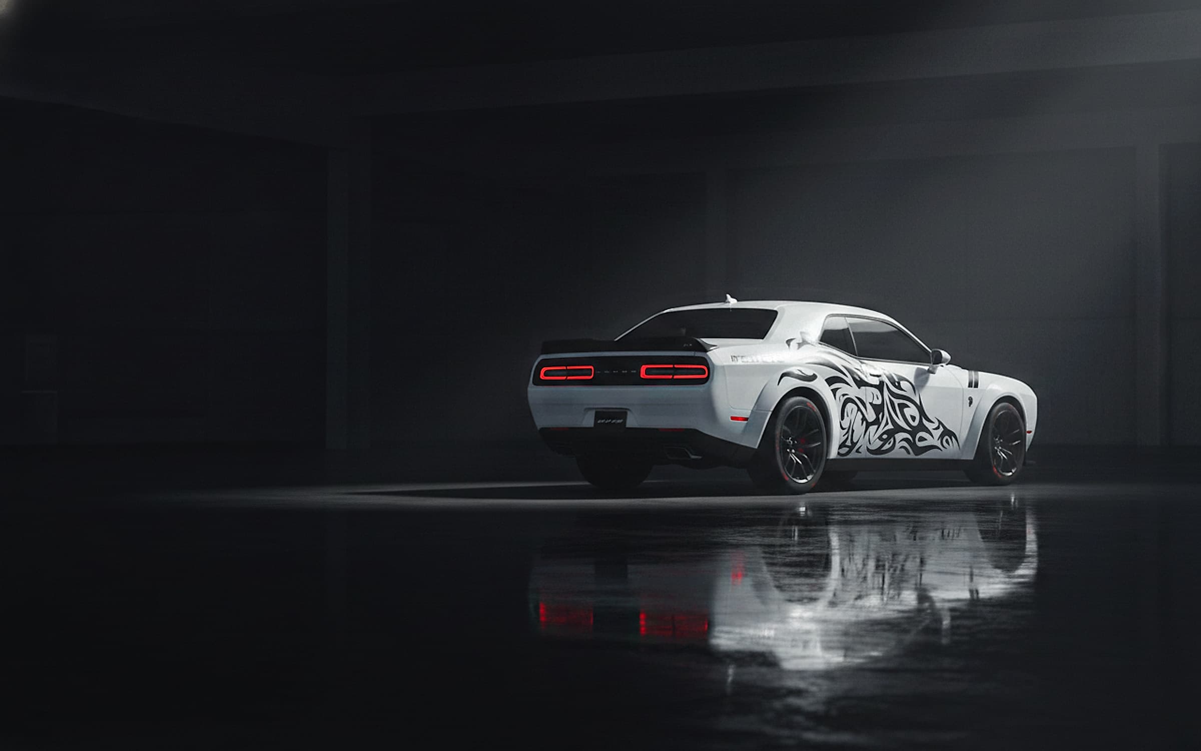 Dodge Challenger — Retro performance coupe hero photograph