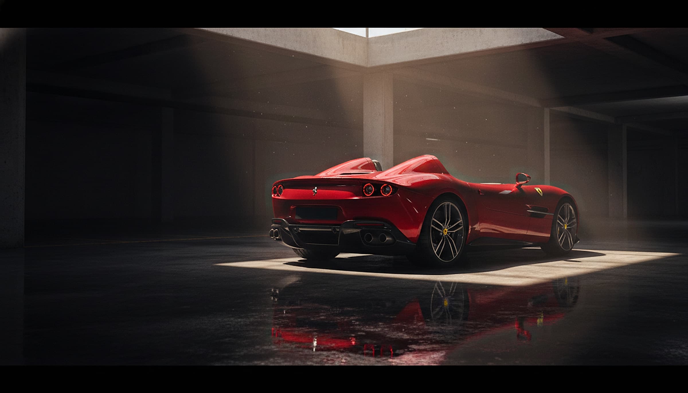 Ferrari Monza SP — Icona limited barchetta hero photograph