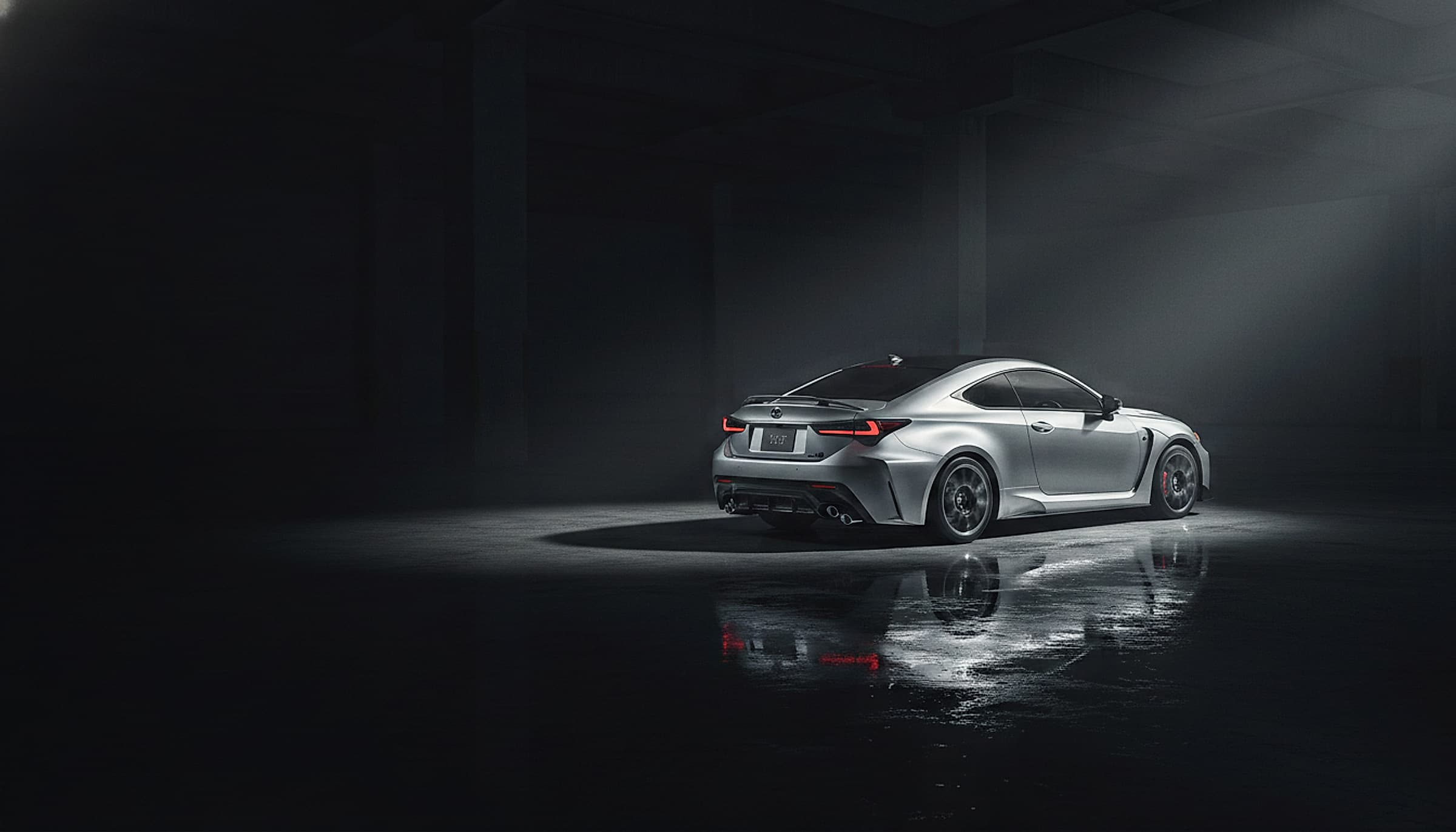 Lexus RC F — Front-engine sport coupe hero photograph