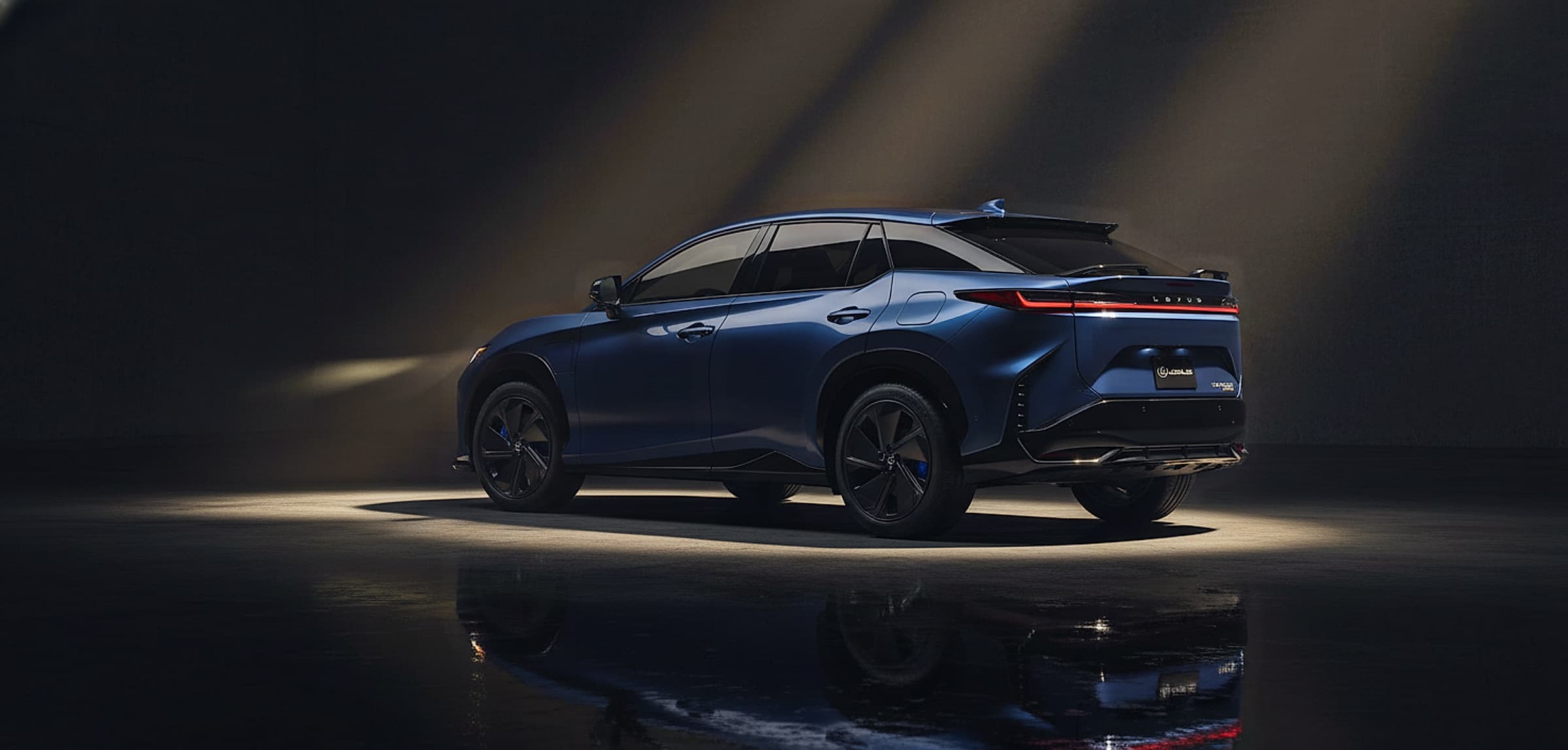 Lexus RZ — Electric luxury crossover hero photograph