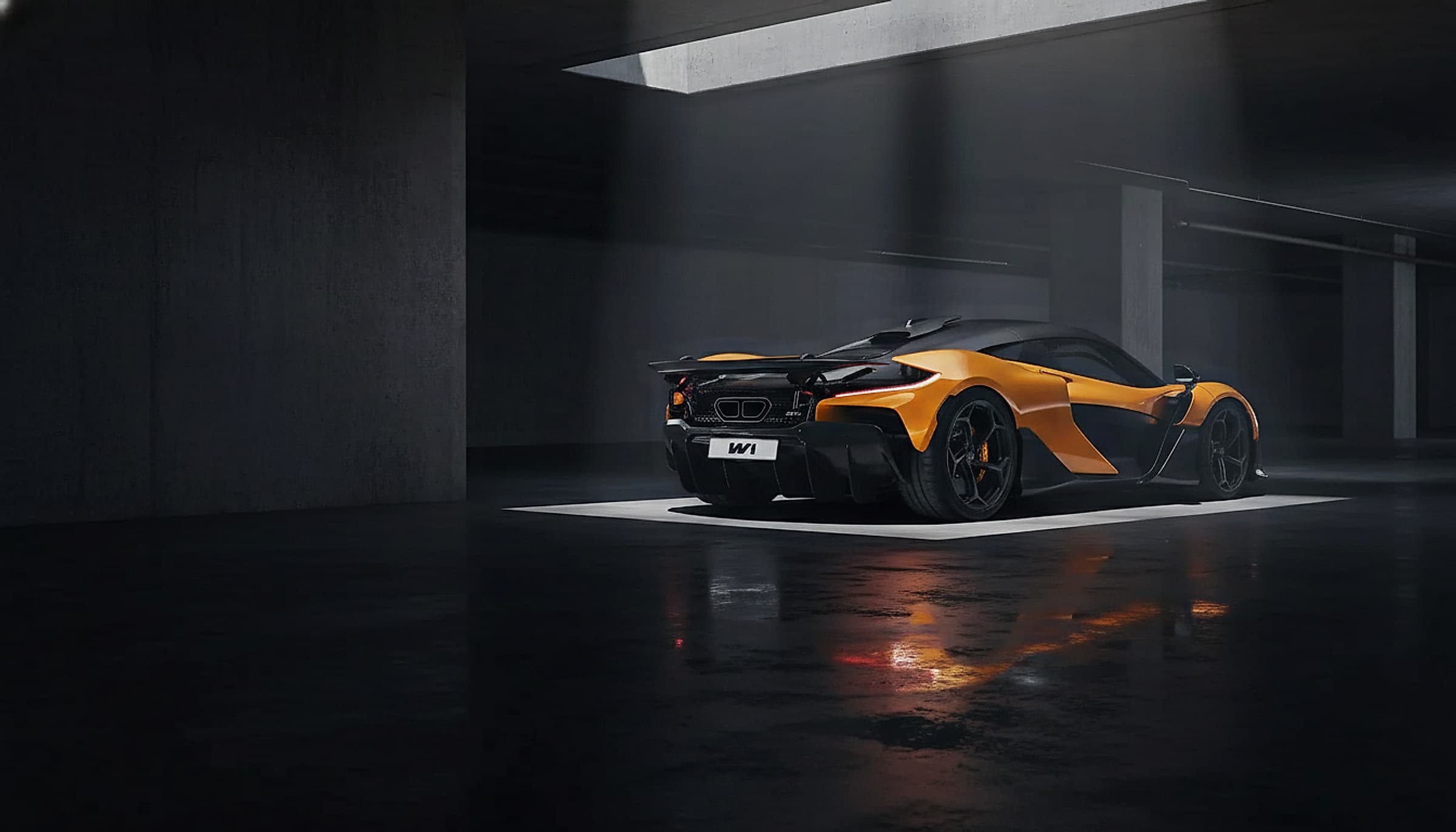McLaren W1 — Mid-engine V8 PHEV hypercar hero photograph