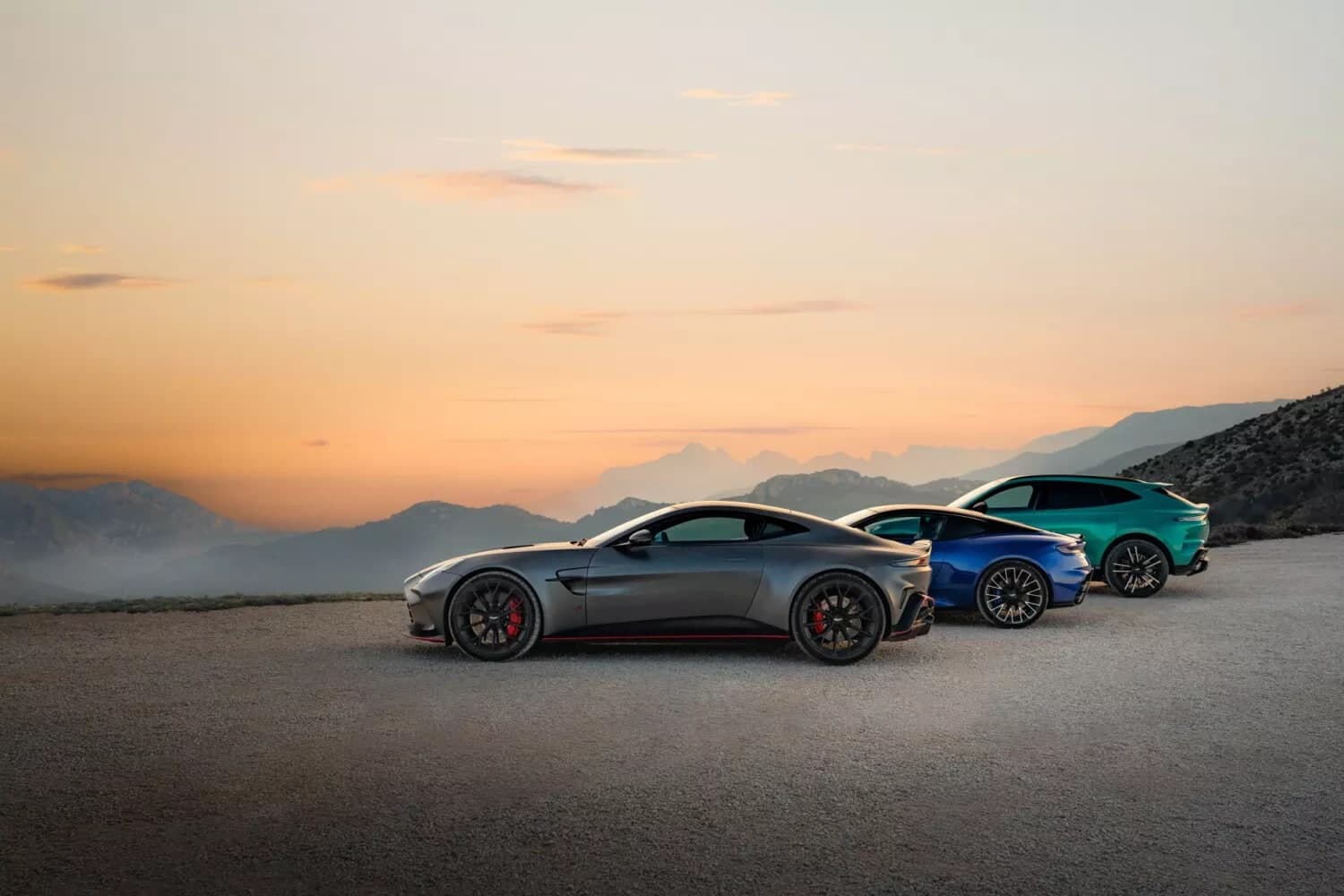 Aston Martin's S trio: DB12 S, Vantage S, and DBX S all at once