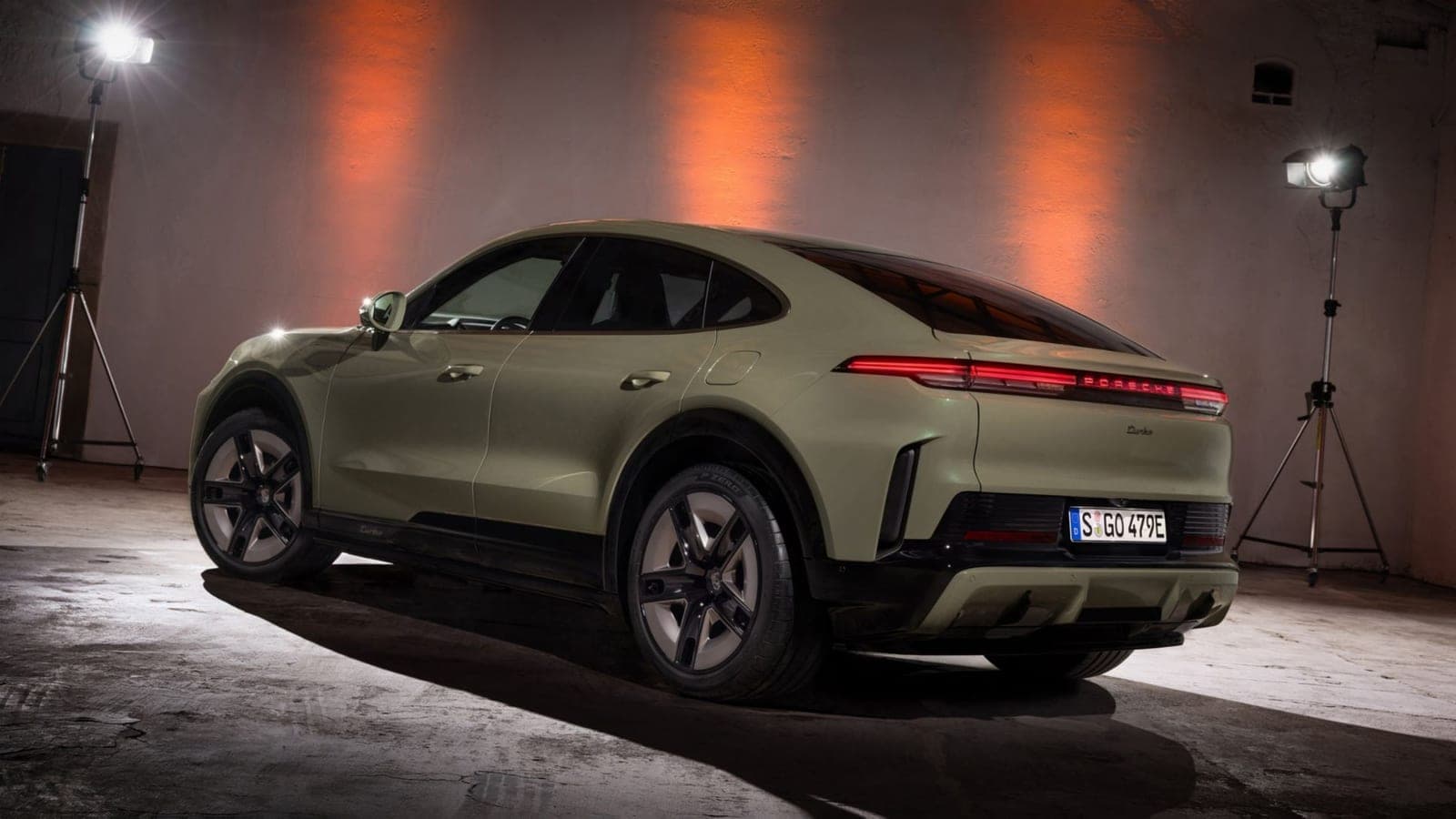 Porsche Cayenne Coupe Electric breaks cover, with a 1,139 hp Turbo on top