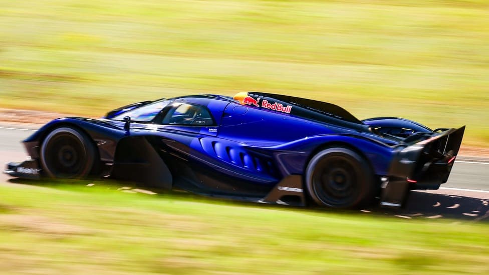 Red Bull RB17: Adrian Newey drove the 15,000 rpm V10 track hypercar up the Goodwood hill
