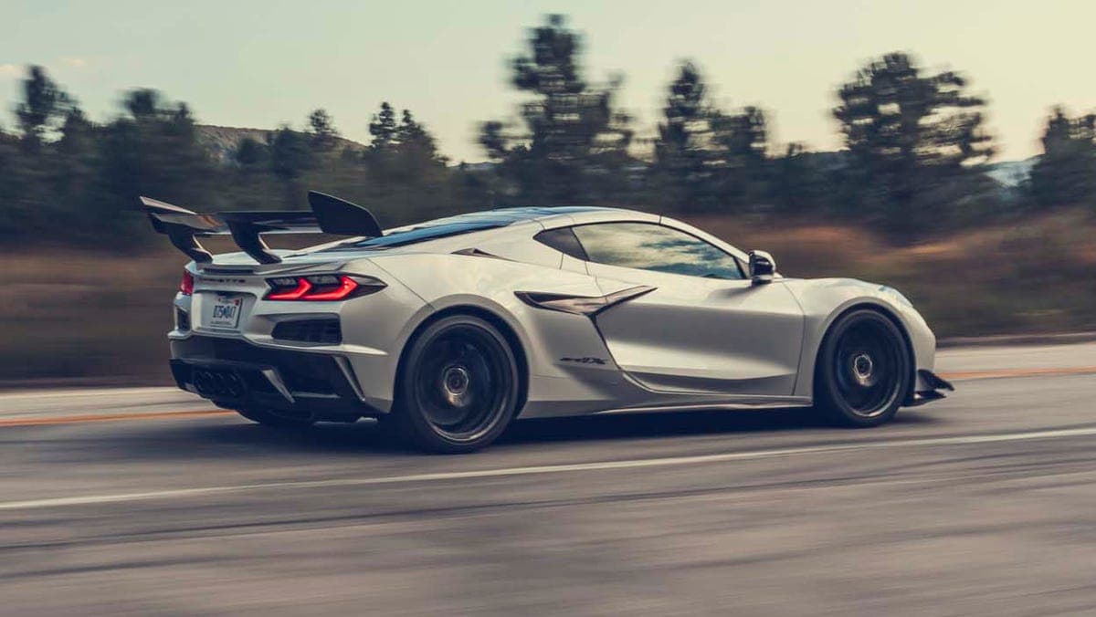 Corvette ZR1X — Mid-engine hybrid AWD supercar hero photograph