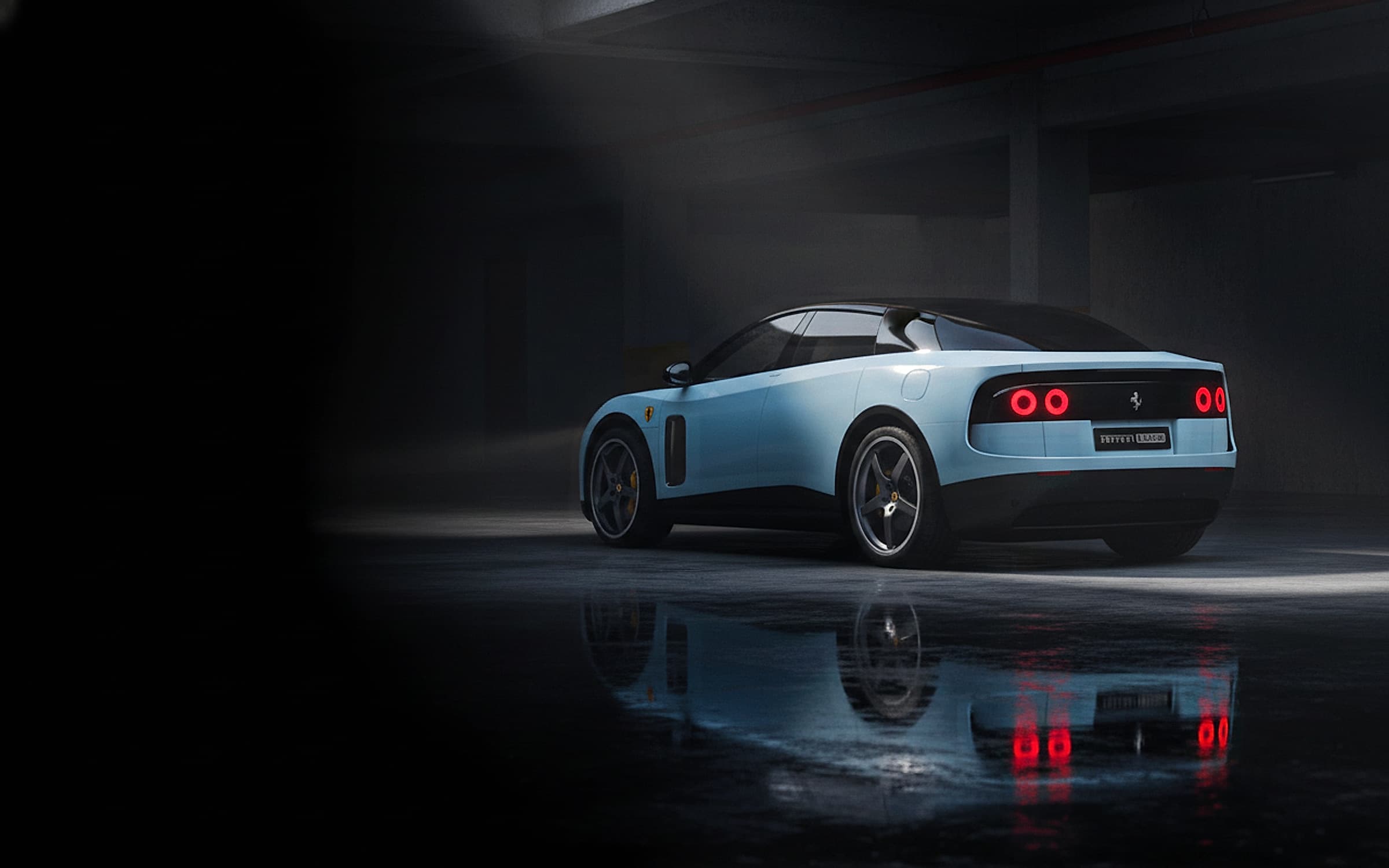Ferrari Luce — Four-door electric grand tourer hero photograph