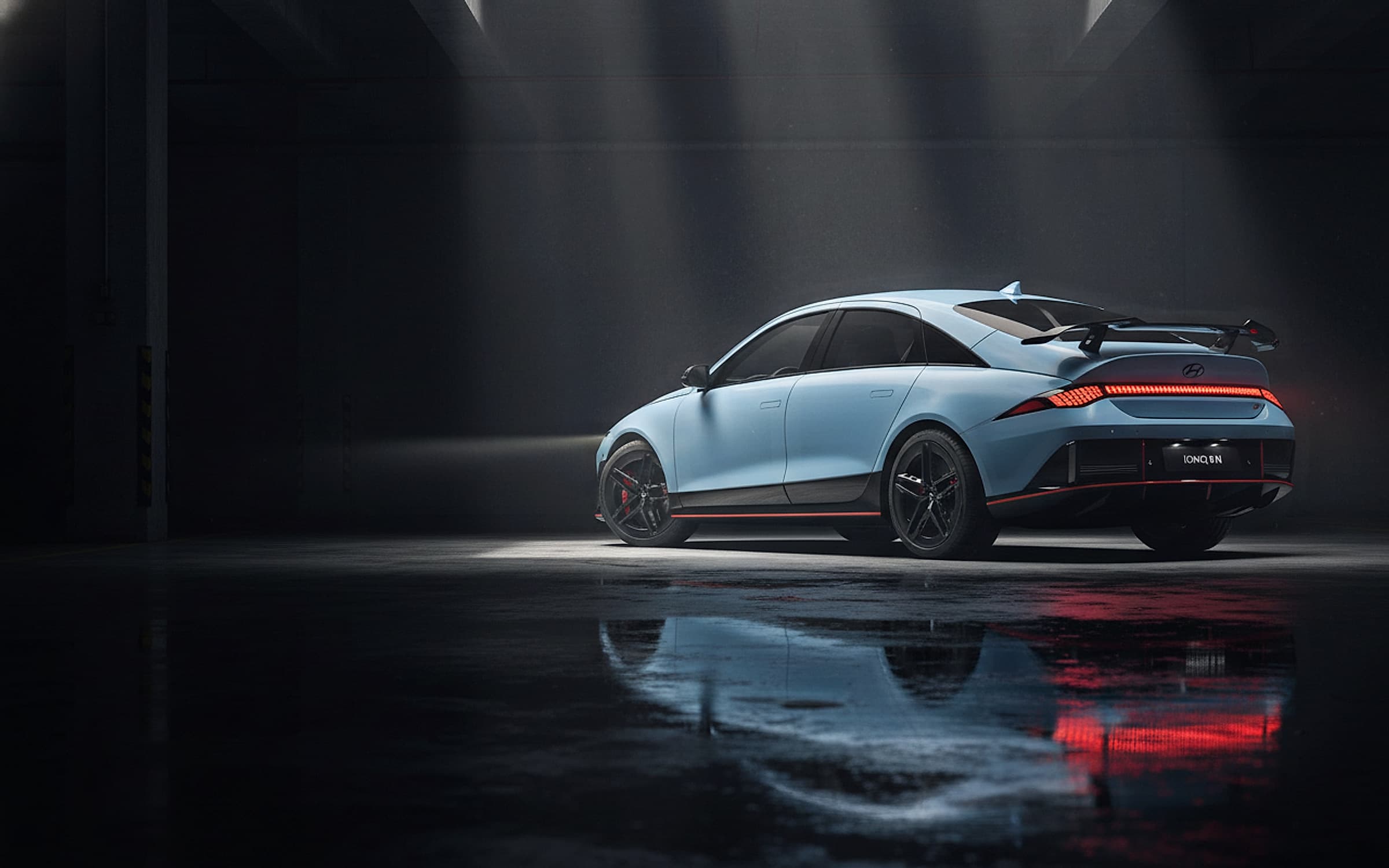 Hyundai Ioniq 6 N — Electric performance sedan hero photograph
