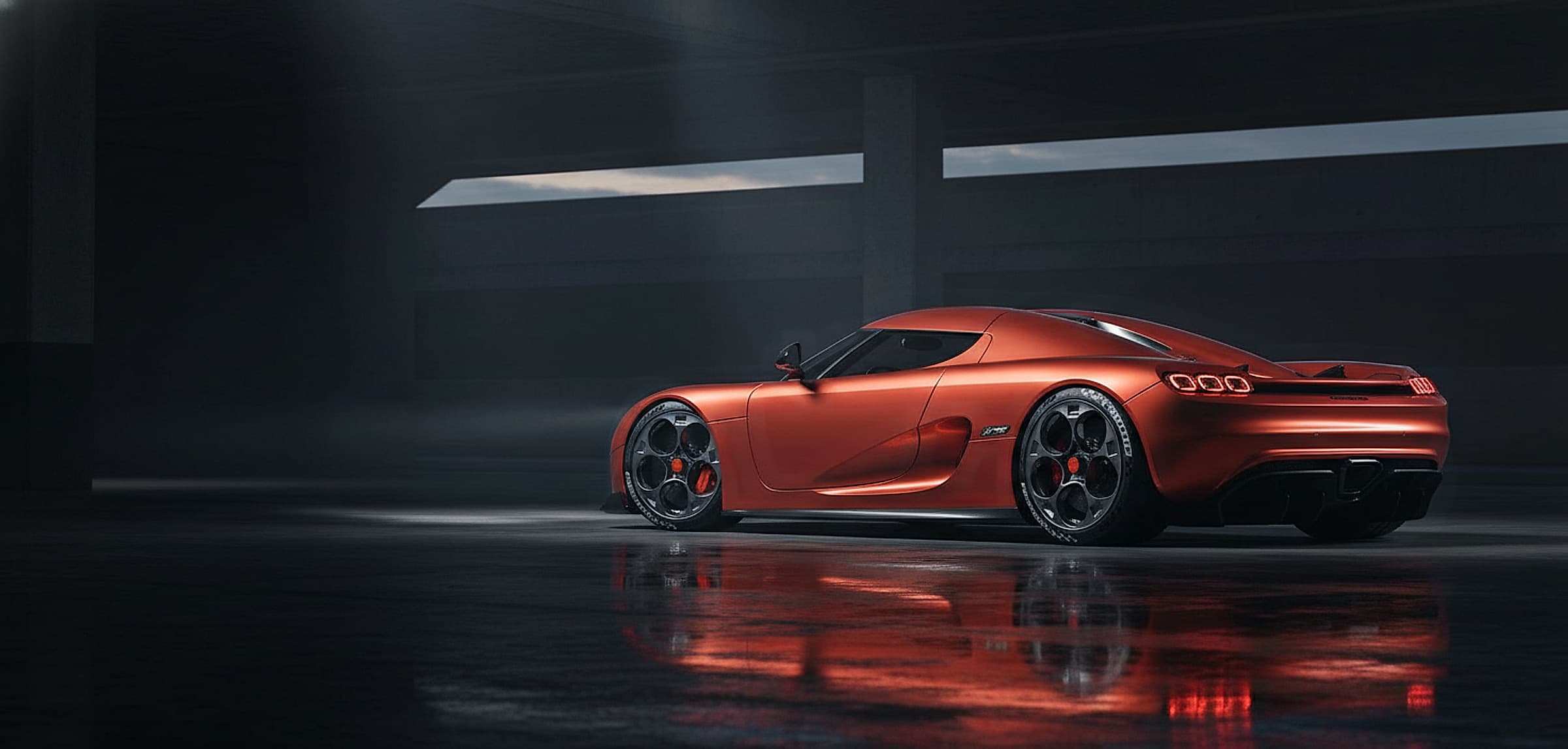 Koenigsegg CC850 — CC8S-tribute open/closed hypercar hero photograph