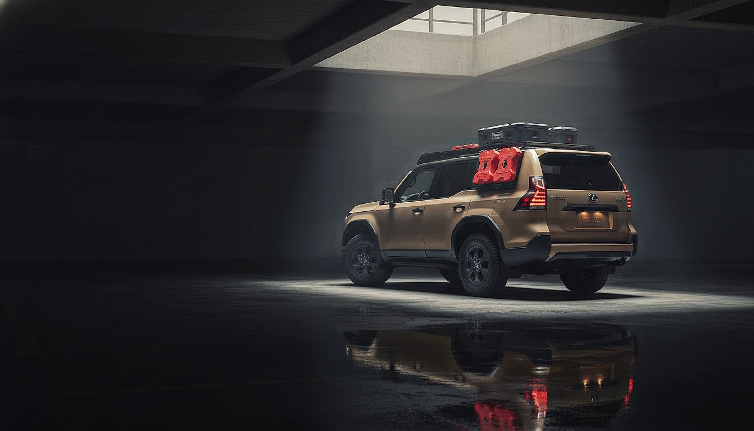 Lexus GX 550 — Body-on-frame luxury SUV hero photograph