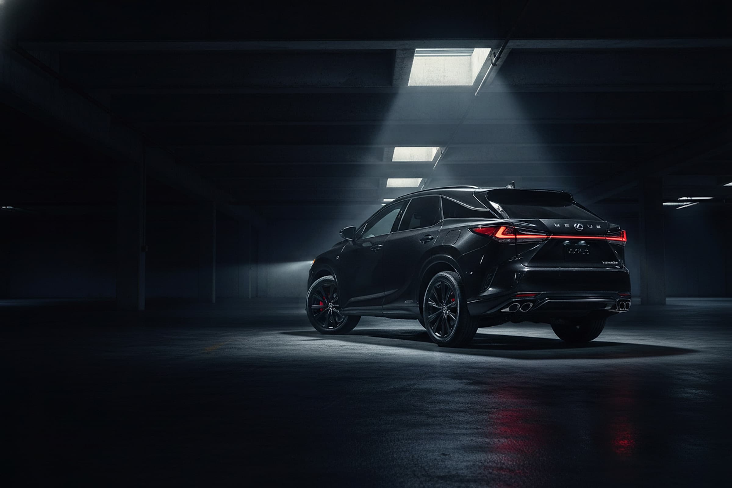 Lexus RX 500h F Sport Performance — Performance hybrid midsize SUV hero photograph