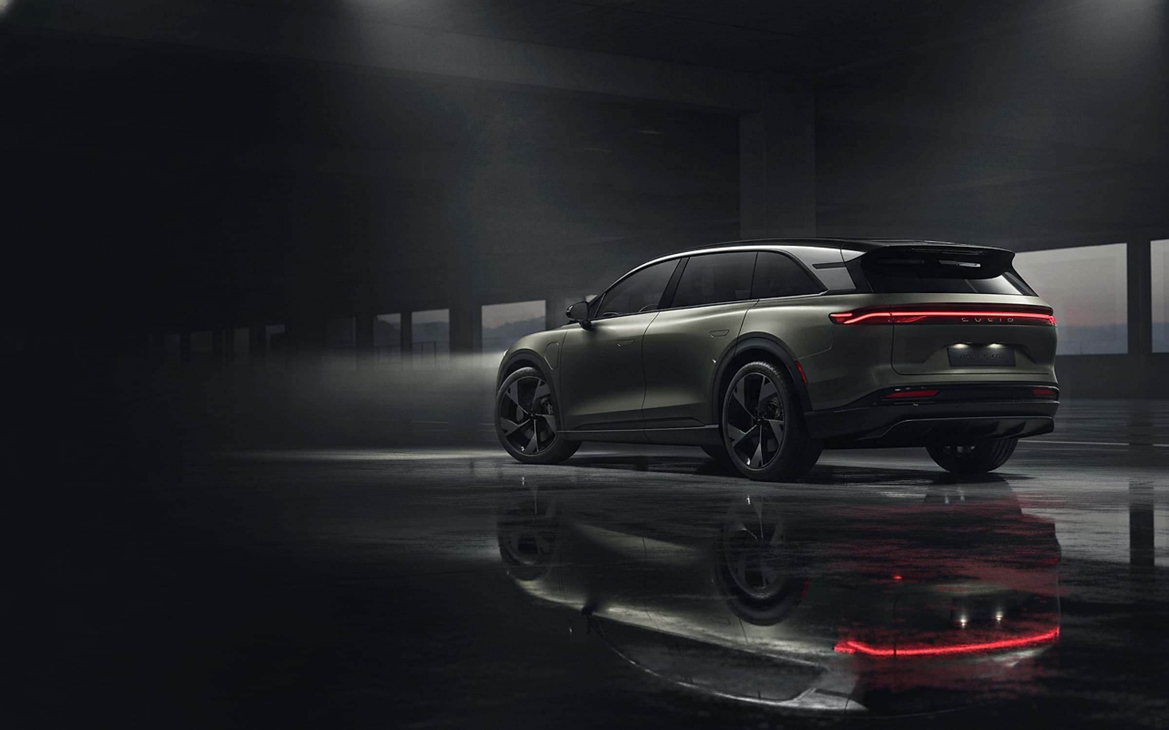 Lucid Gravity — Electric luxury performance SUV hero photograph