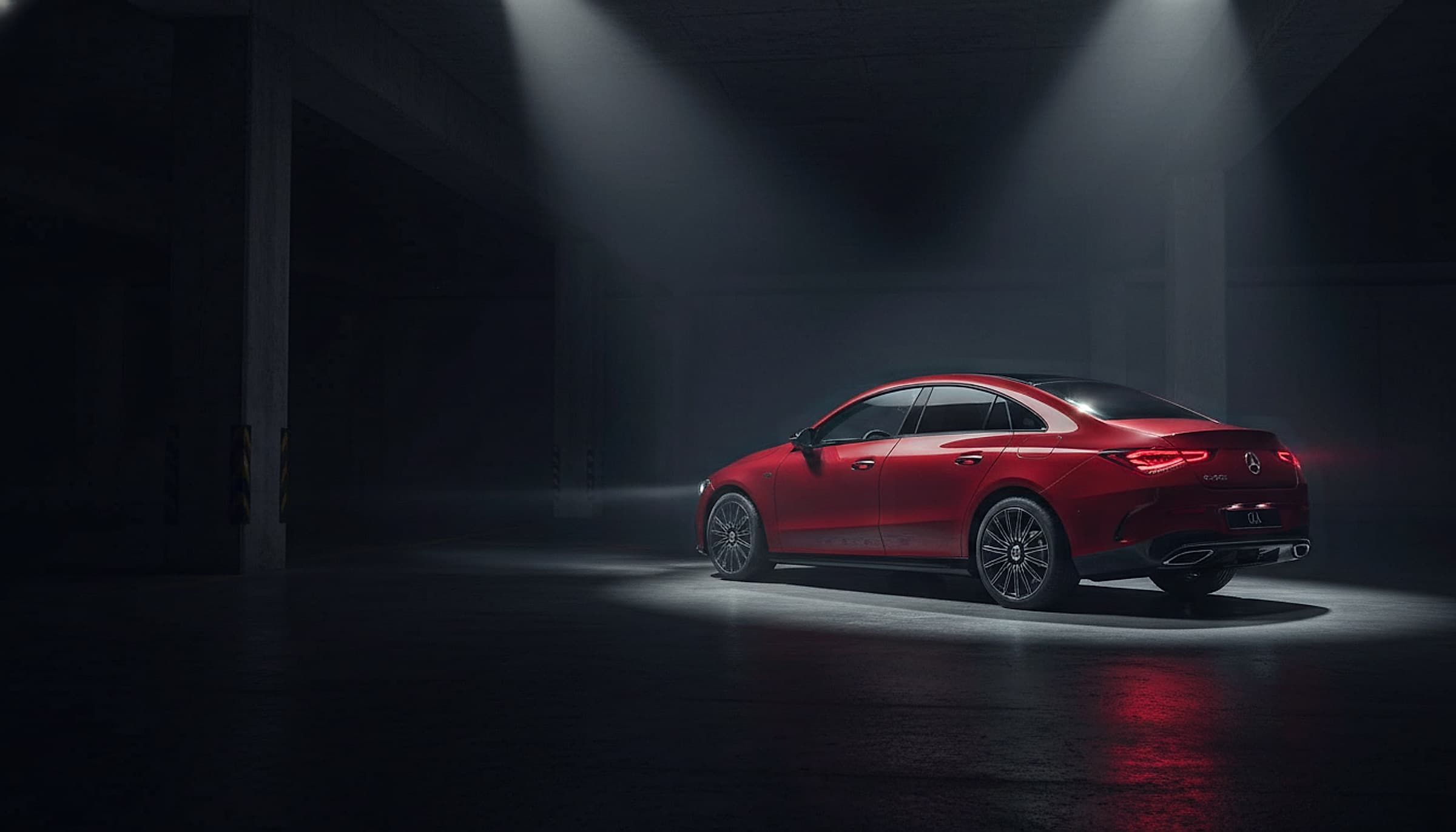 Mercedes-Benz CLA — Compact four-door coupe — electric + ICE hero photograph