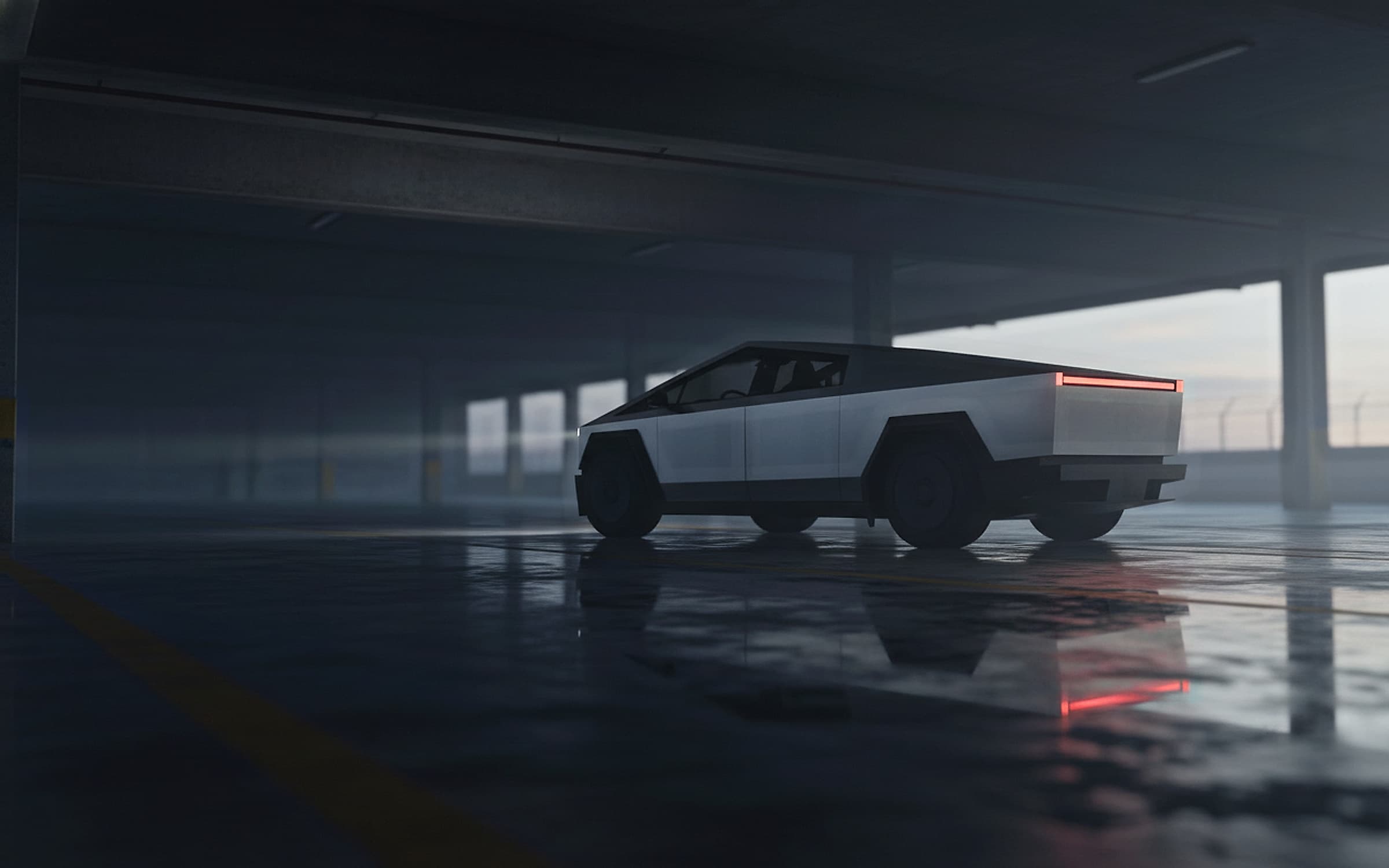 Tesla Cybertruck Cyberbeast — Electric performance pickup hero photograph