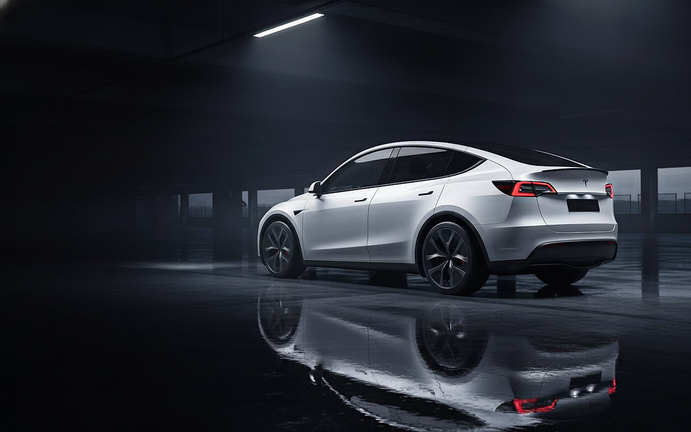 Tesla Model Y — Electric crossover hero photograph