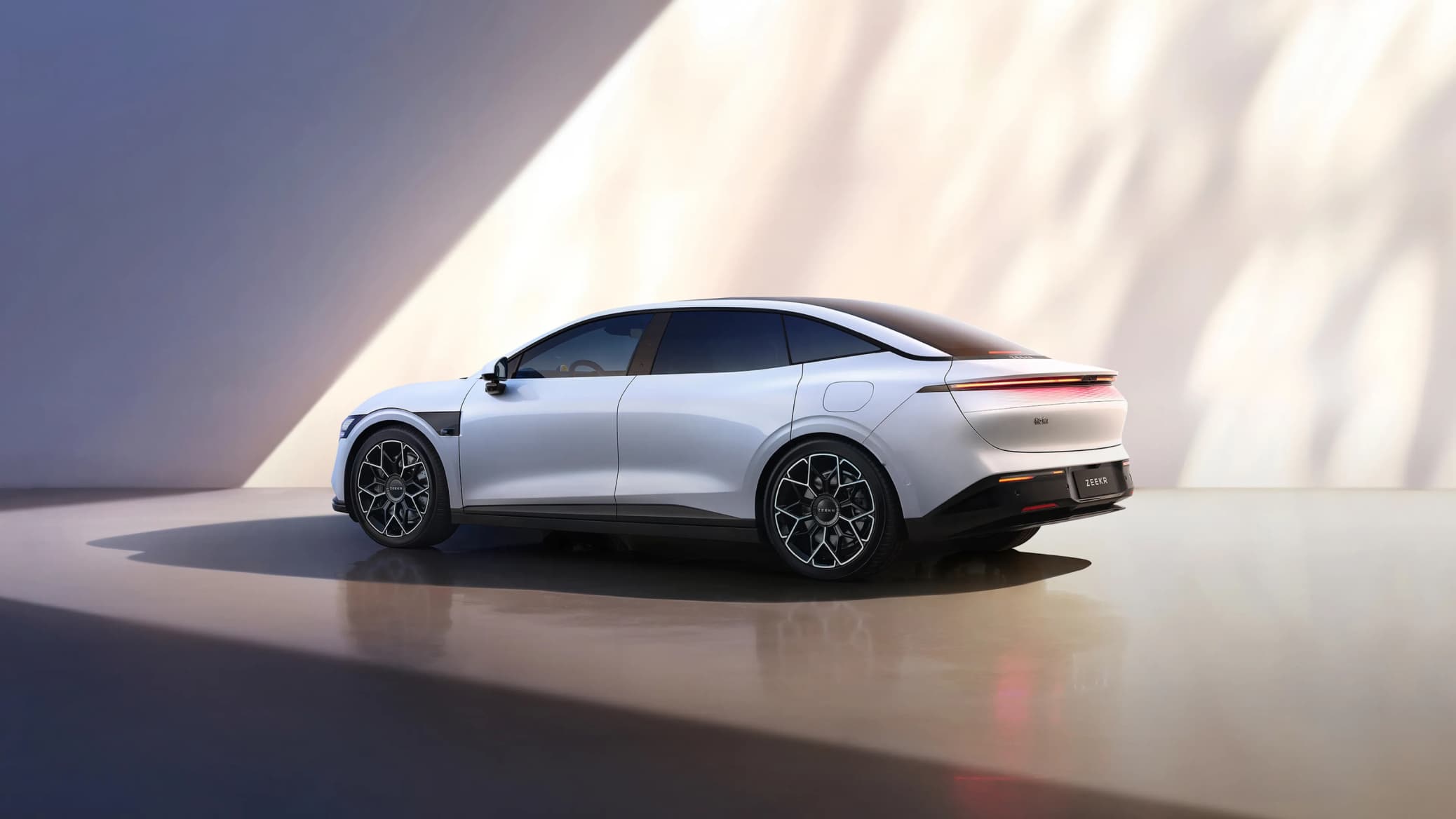 Zeekr 007 — Performance electric sedan + estate hero photograph