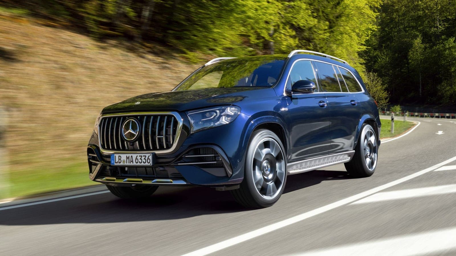 The GLS 63 is a three-row SUV that hits 60 in about 3.9 seconds.