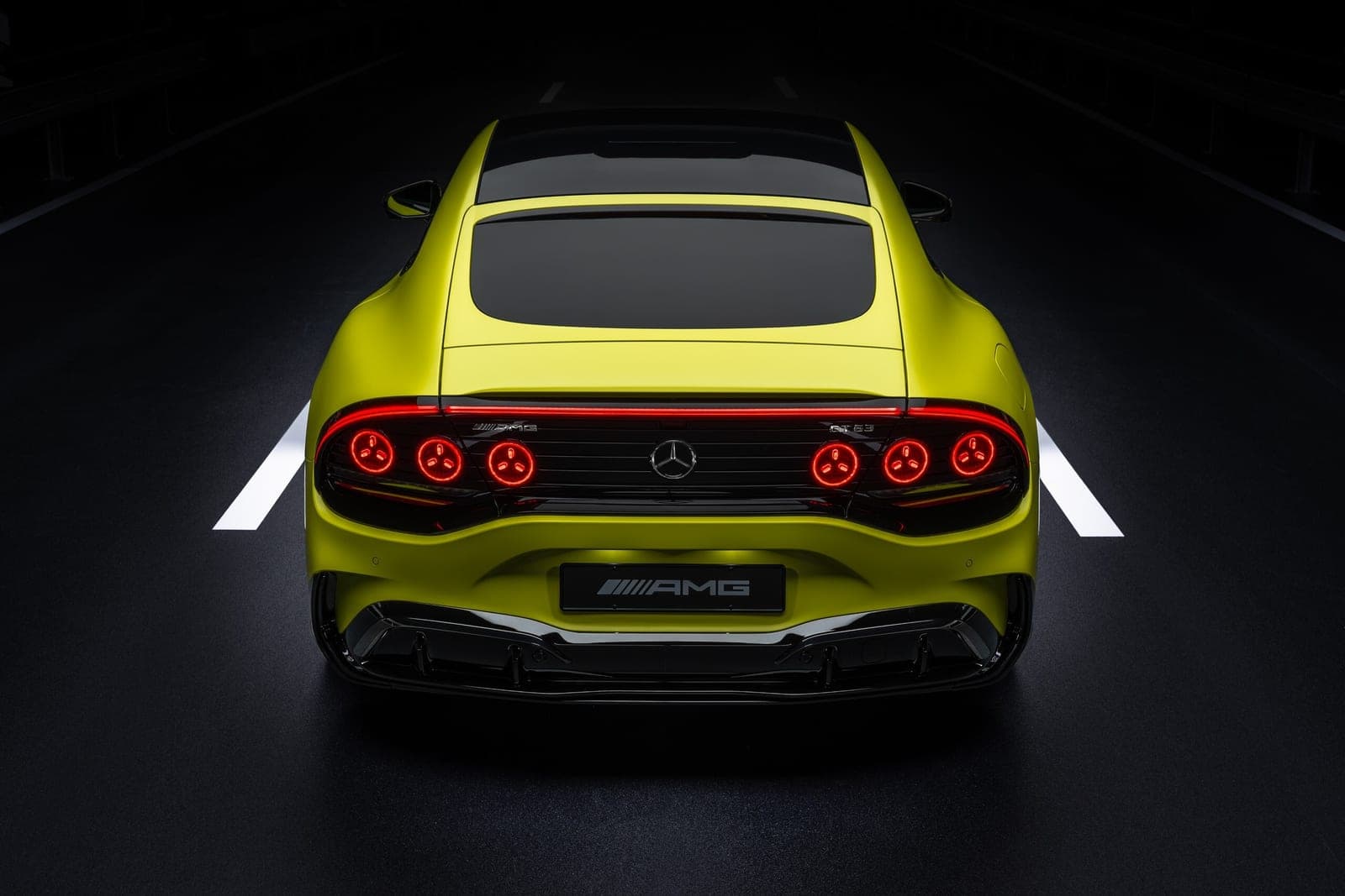The all-electric GT 4-Door rides on the dedicated AMG.EA platform.